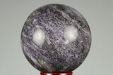 Sparkly, Purple Lepidolite Sphere - Madagascar #191498-1